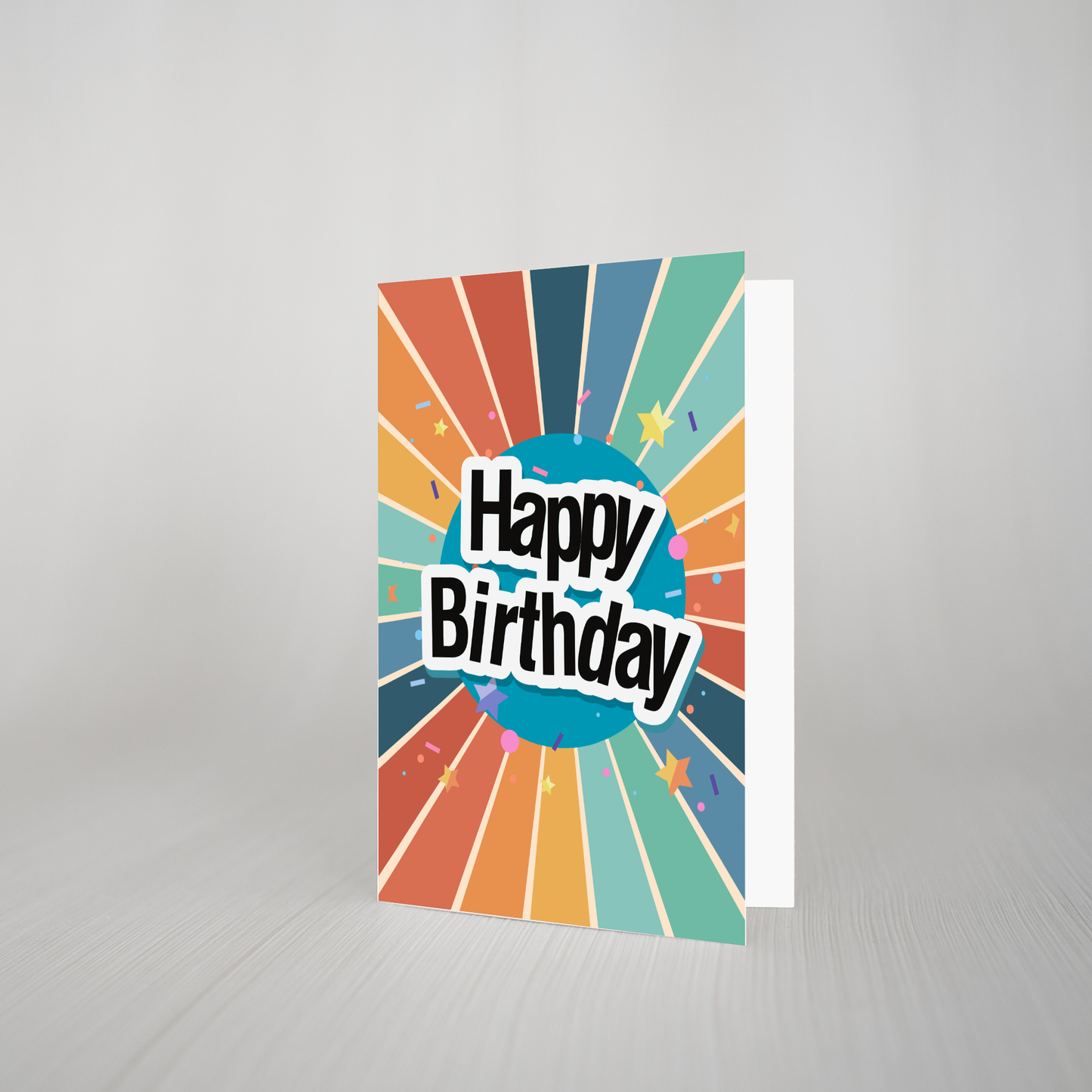 Birthday Rainbow Card