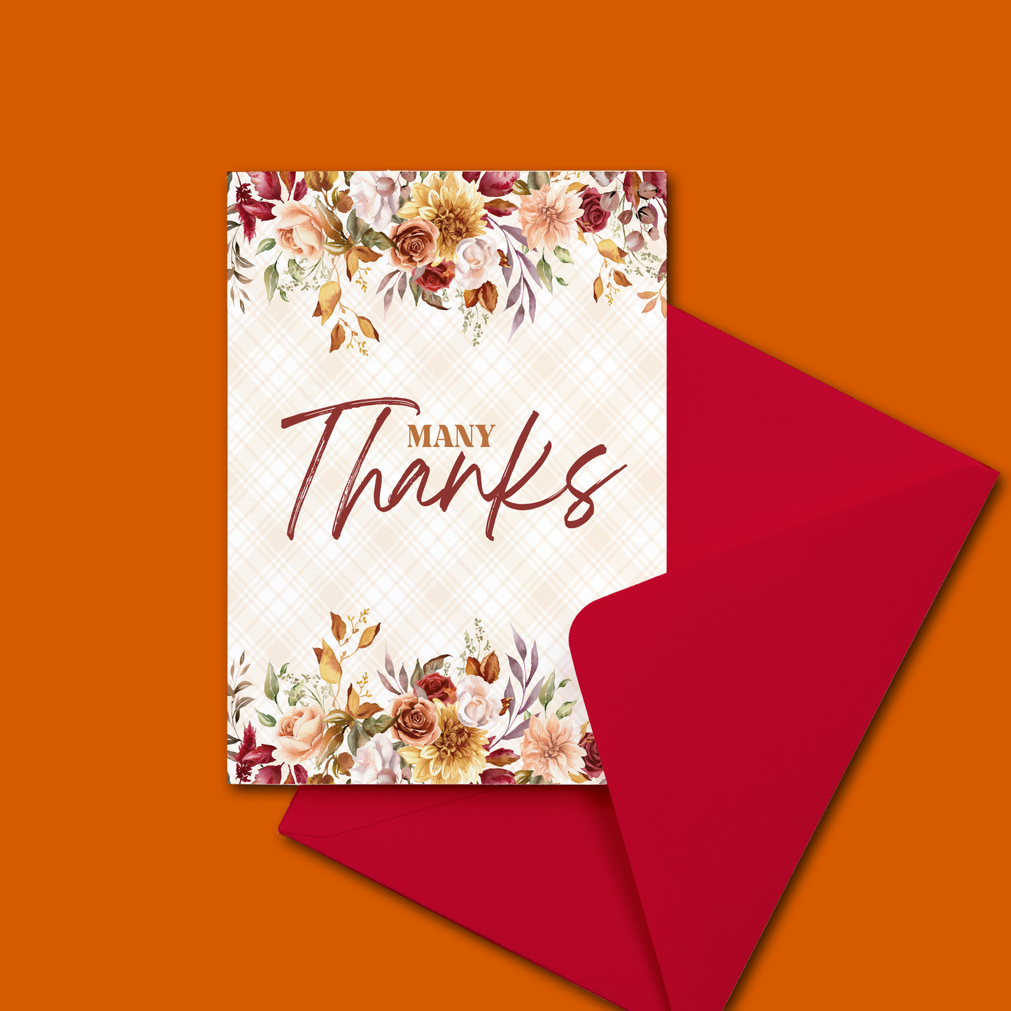 Autumn Thank You Card