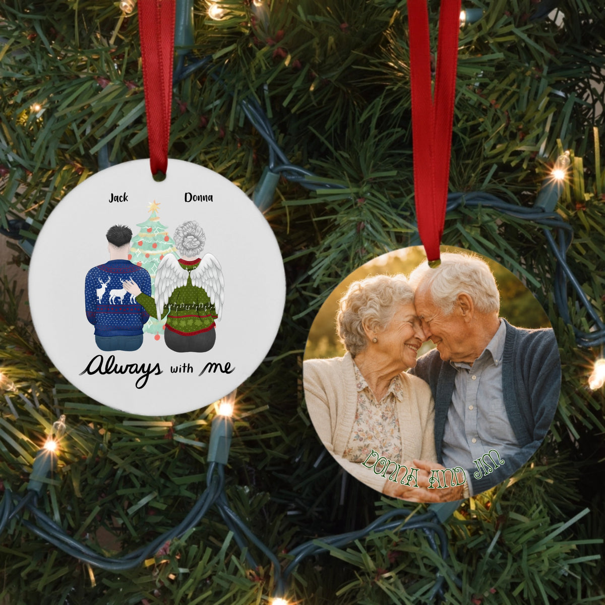Always With Me Porcelain Ornament