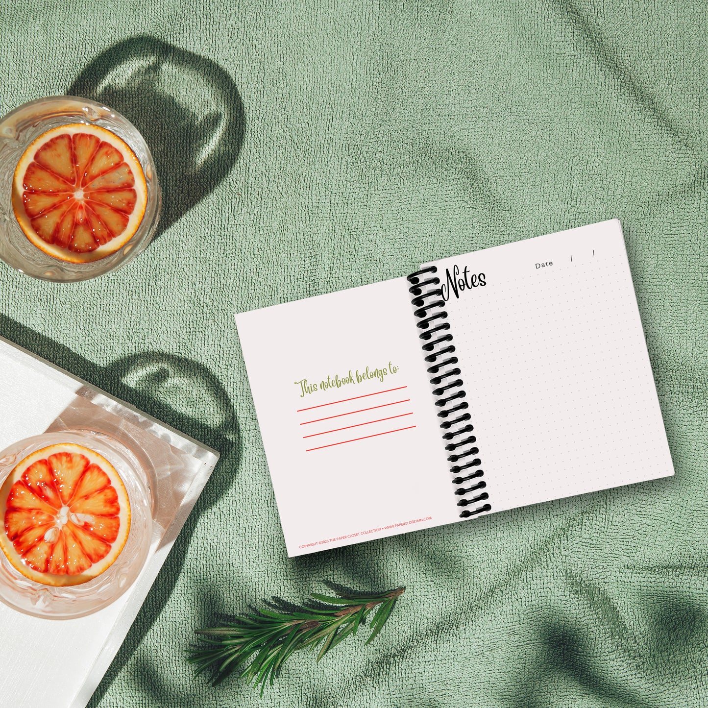 Summer Gnomes Small Notebook