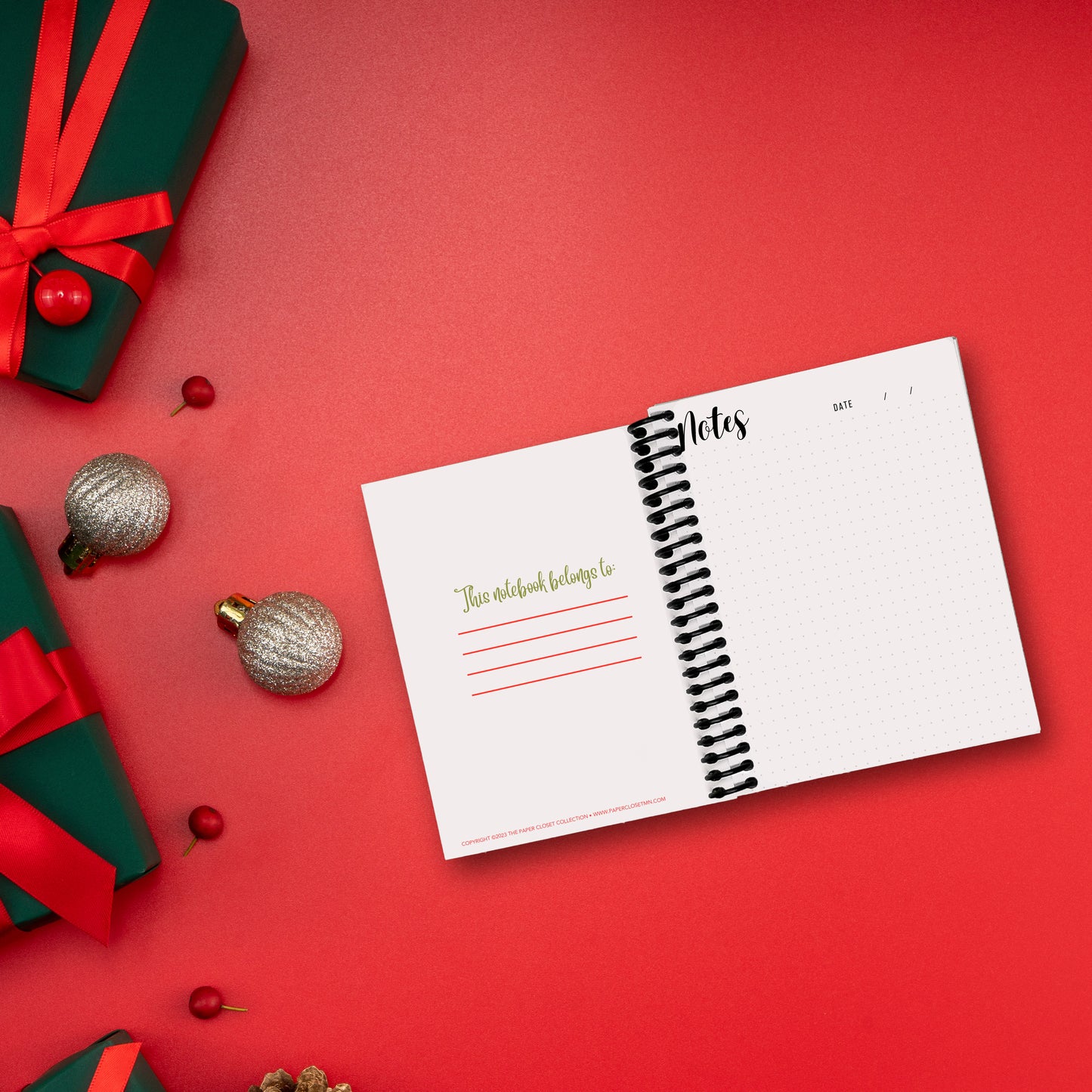 Holiday Small Notebook