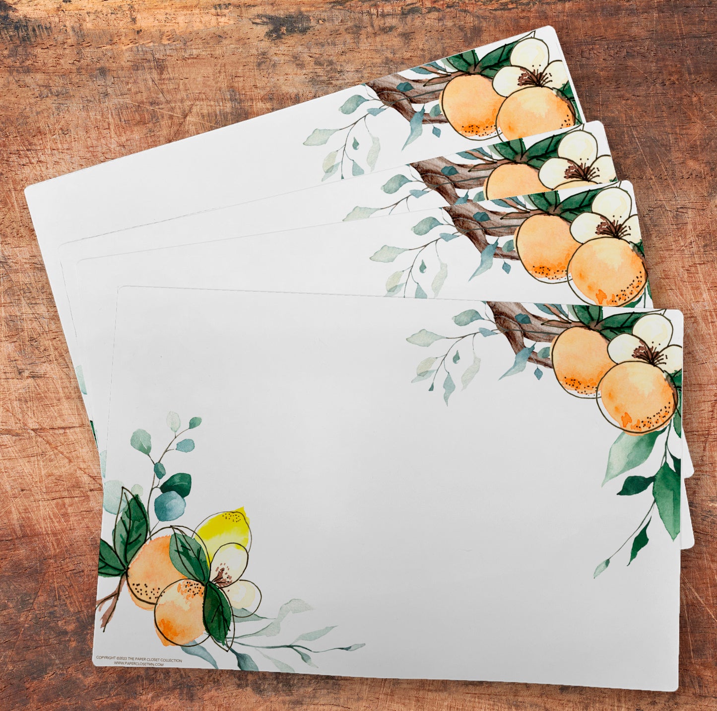 Orange Blossoms Placemats