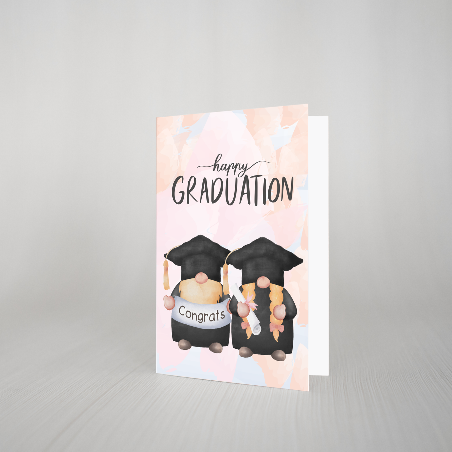 Graduation Gnomes Card