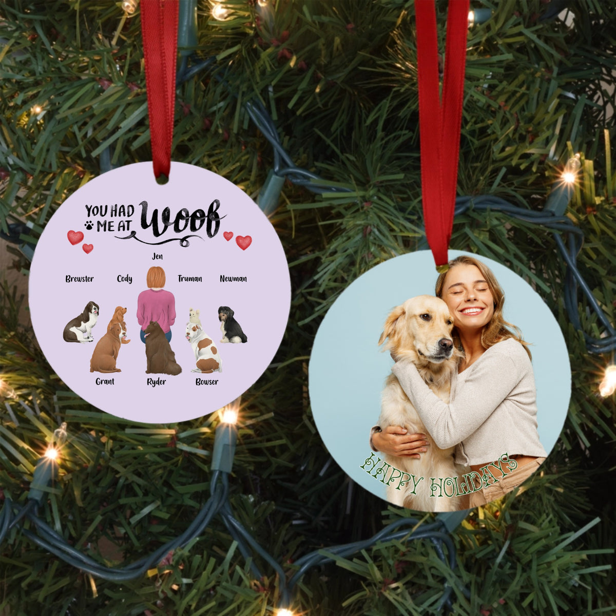 You Had Me at Woof Porcelain Ornament