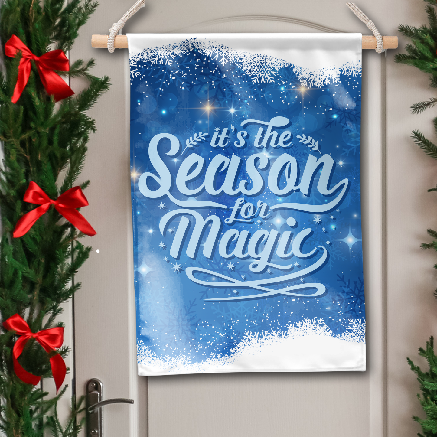 Winter Holiday Garden Flag