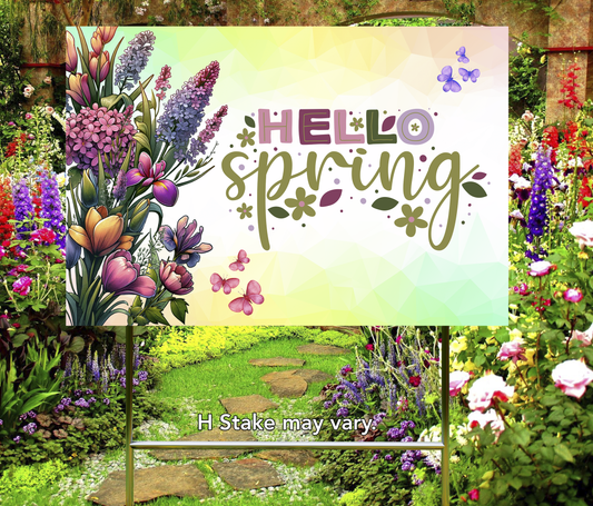 🌷 Spring Yard Signs: Bring Joy to Your Garden! 🌼