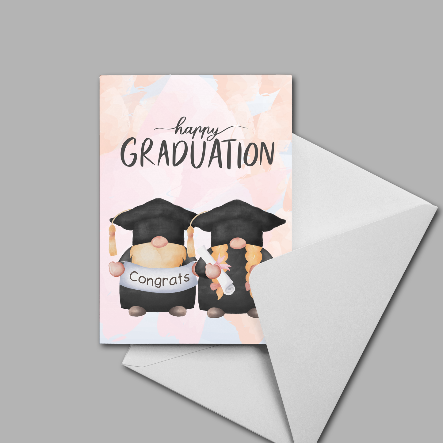 Graduation Gnomes Card