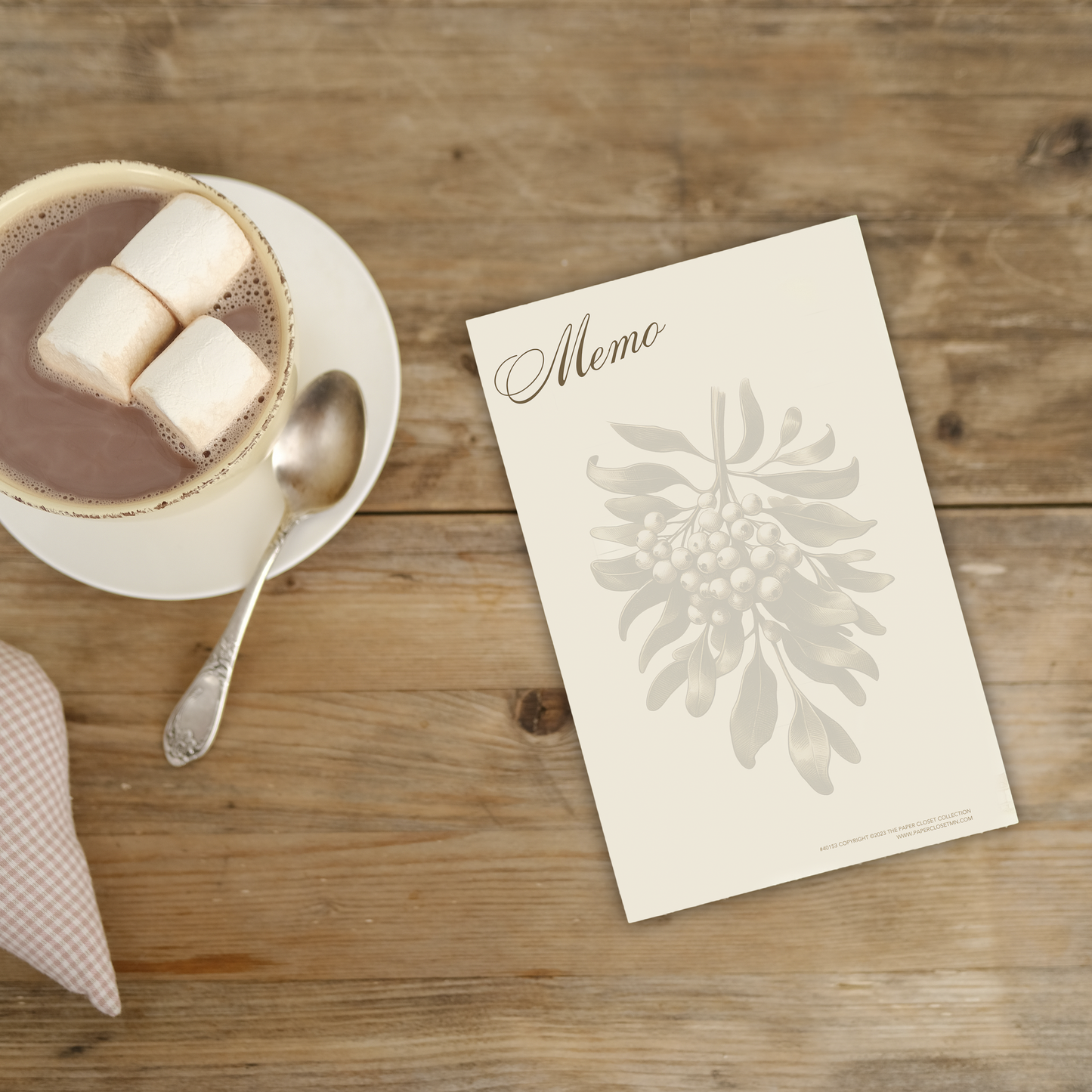 Winter Florals Memo pad