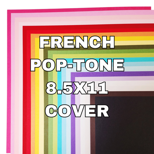 French Pop-Tone 65# Cover 8.5 x 11"