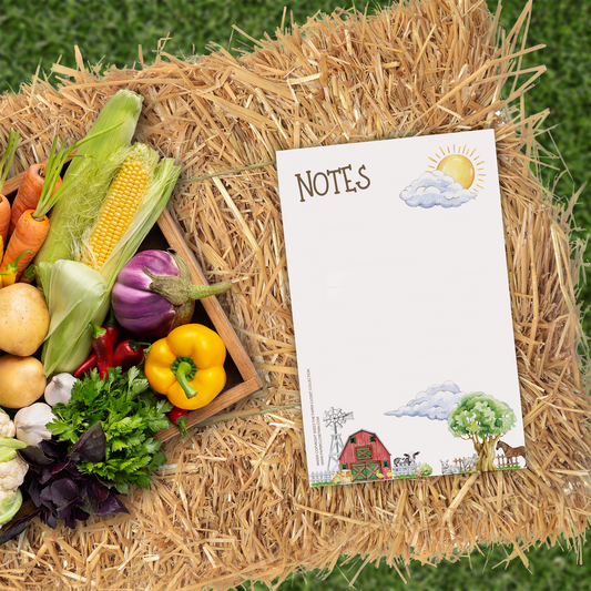 Farm Life Notes pad