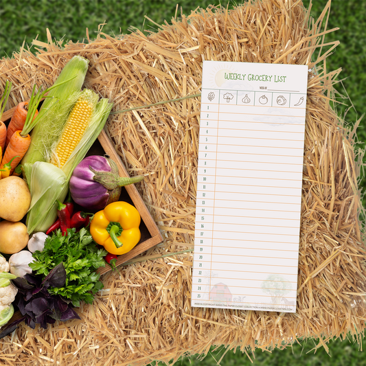 Farm Life Weekly Grocery Notepad