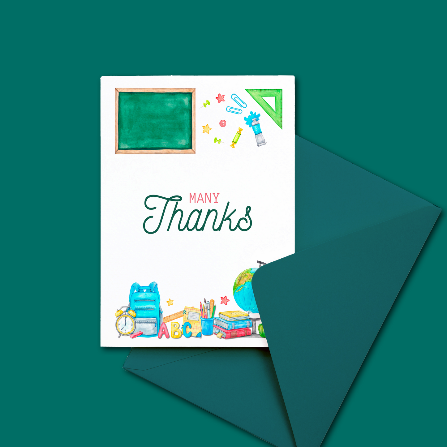 School Days Thank You Card