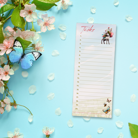 Spring Animals Task List Notepad