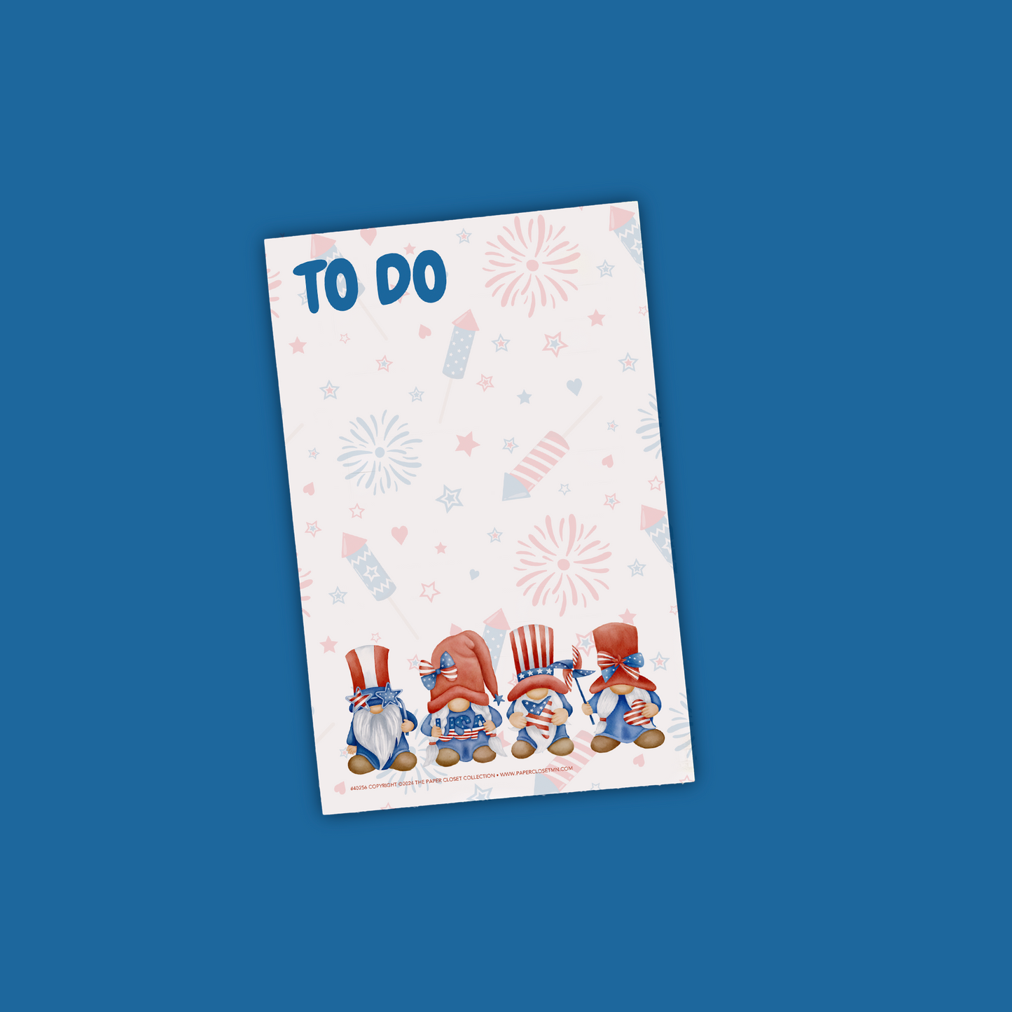 Patriotic Gnomes To Do pad