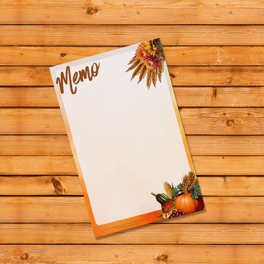 Autumn Botanicals 2024 Memo Pad
