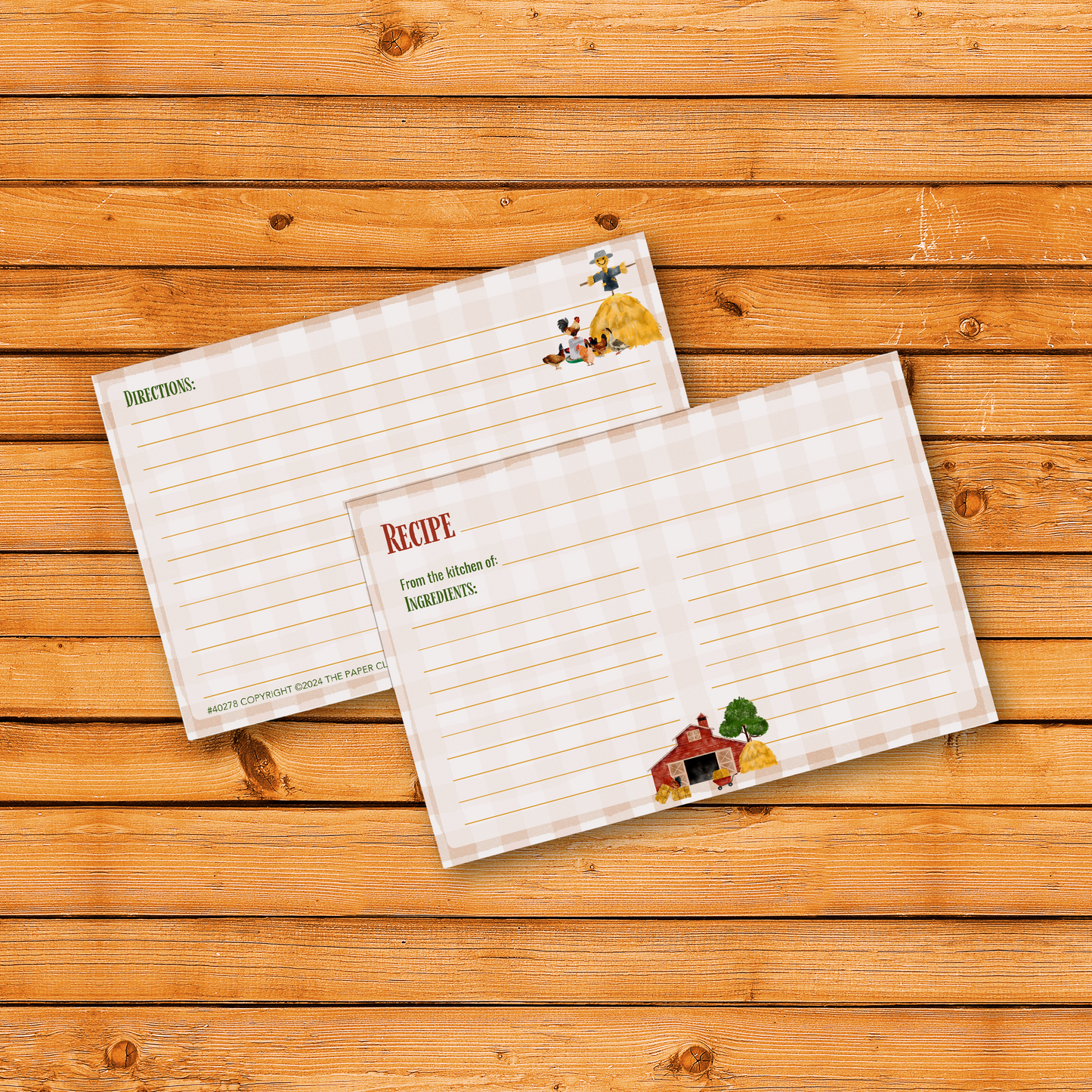 Autumn Barns 2024 Recipe Cards