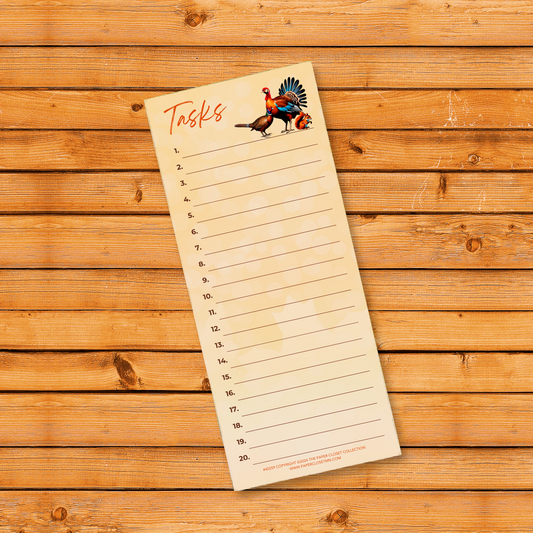 Autumn Animals 2024 Task List Notepad