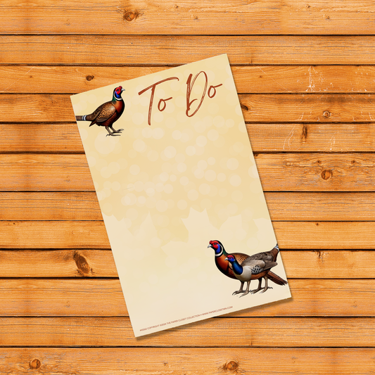 Autumn Animals 2024 To Do Notepad