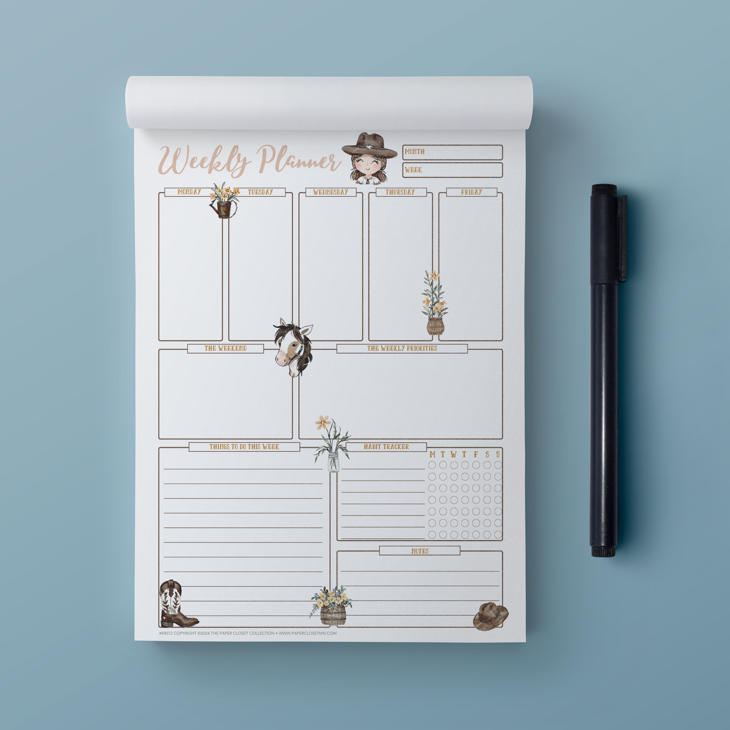 Wholesale Weekly Planner Checklist Pad