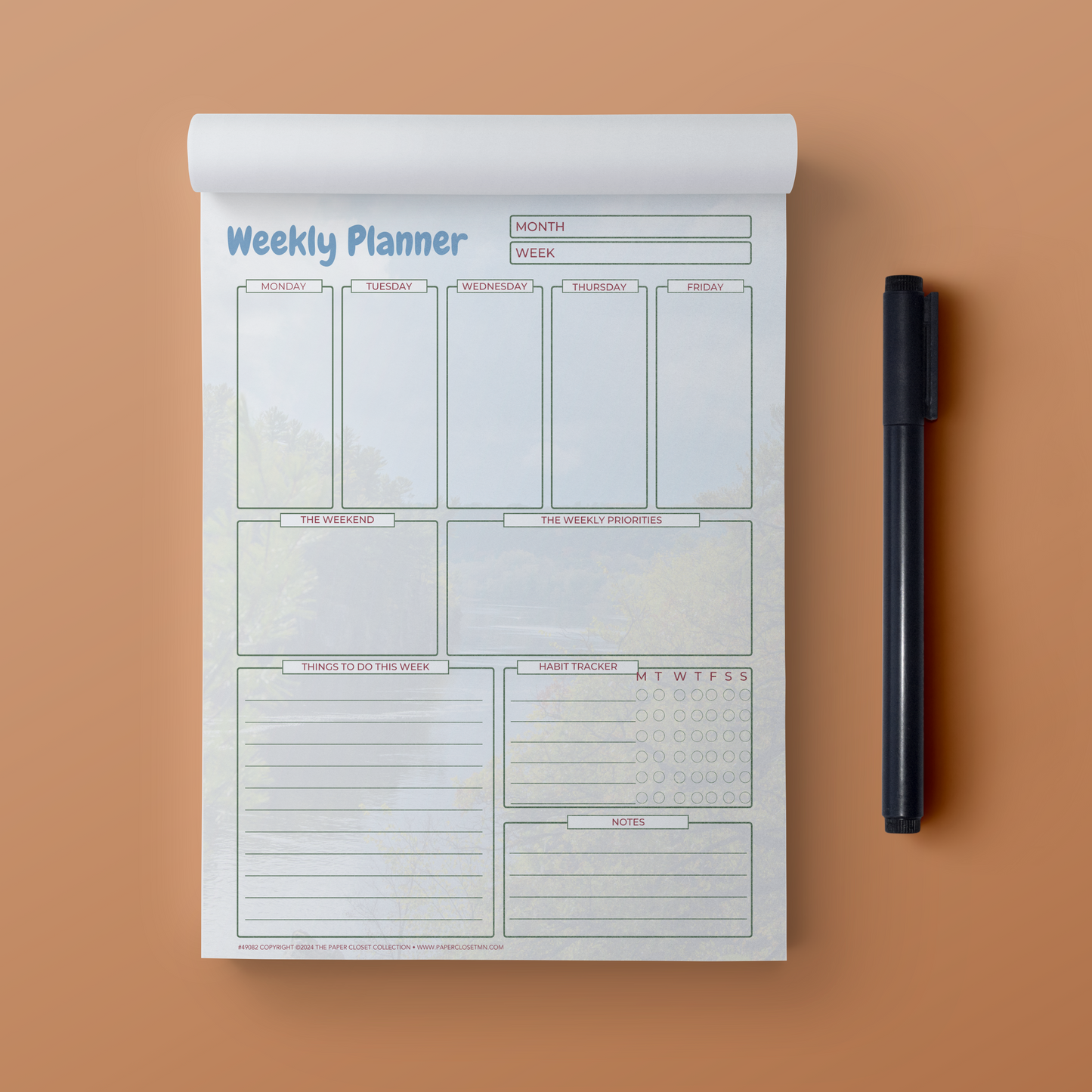 Wholesale Weekly Planner Checklist Pad