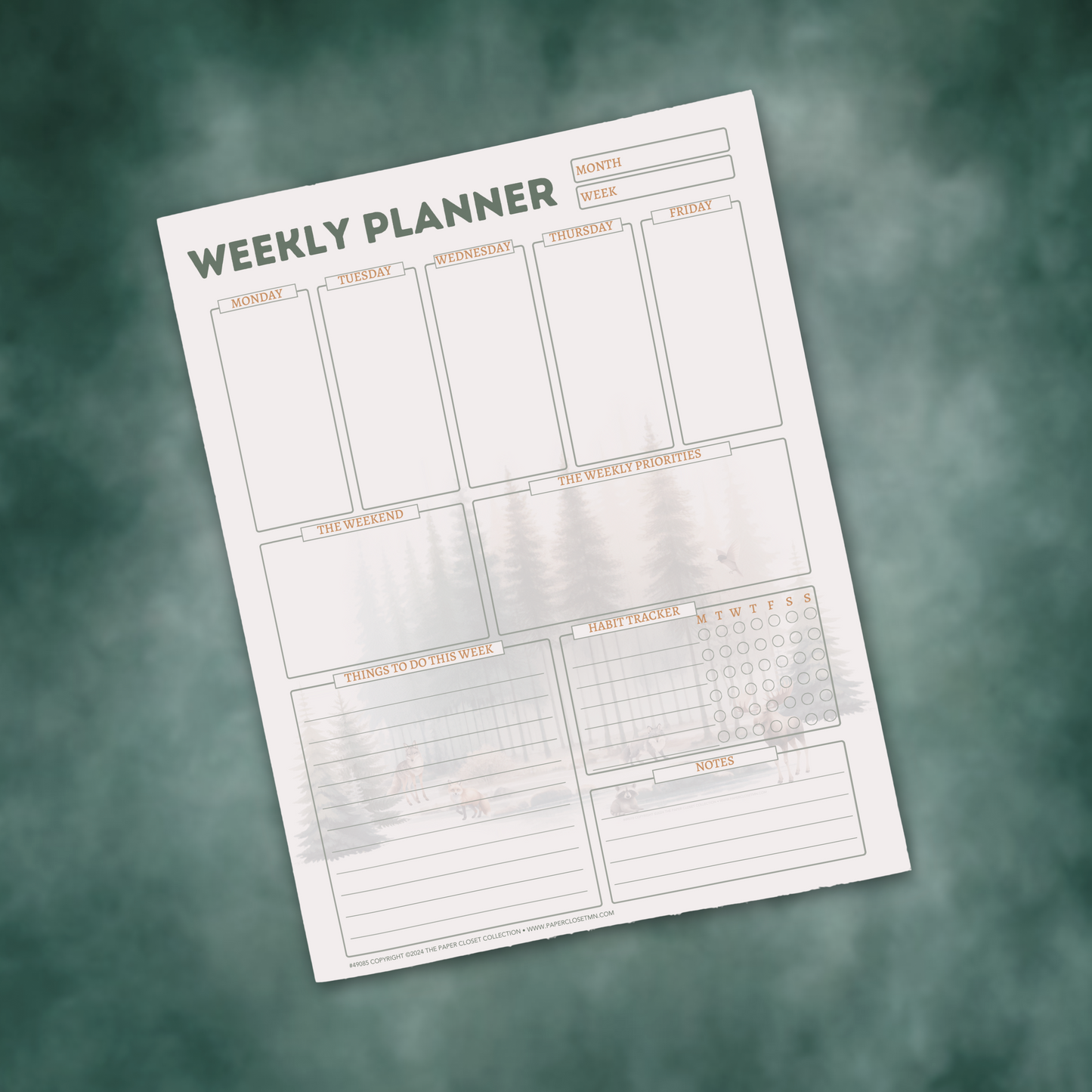 Wholesale Weekly Planner Checklist Pad