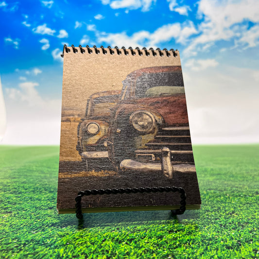 Vintage Autos Memo Pad