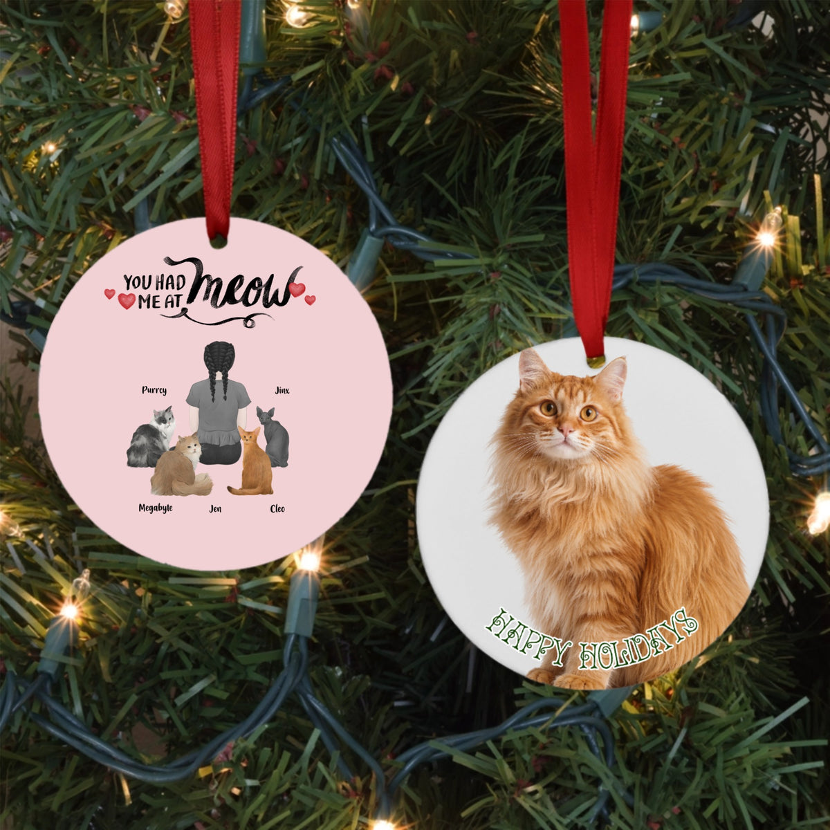 You Had Me at Meow Porcelain Ornament