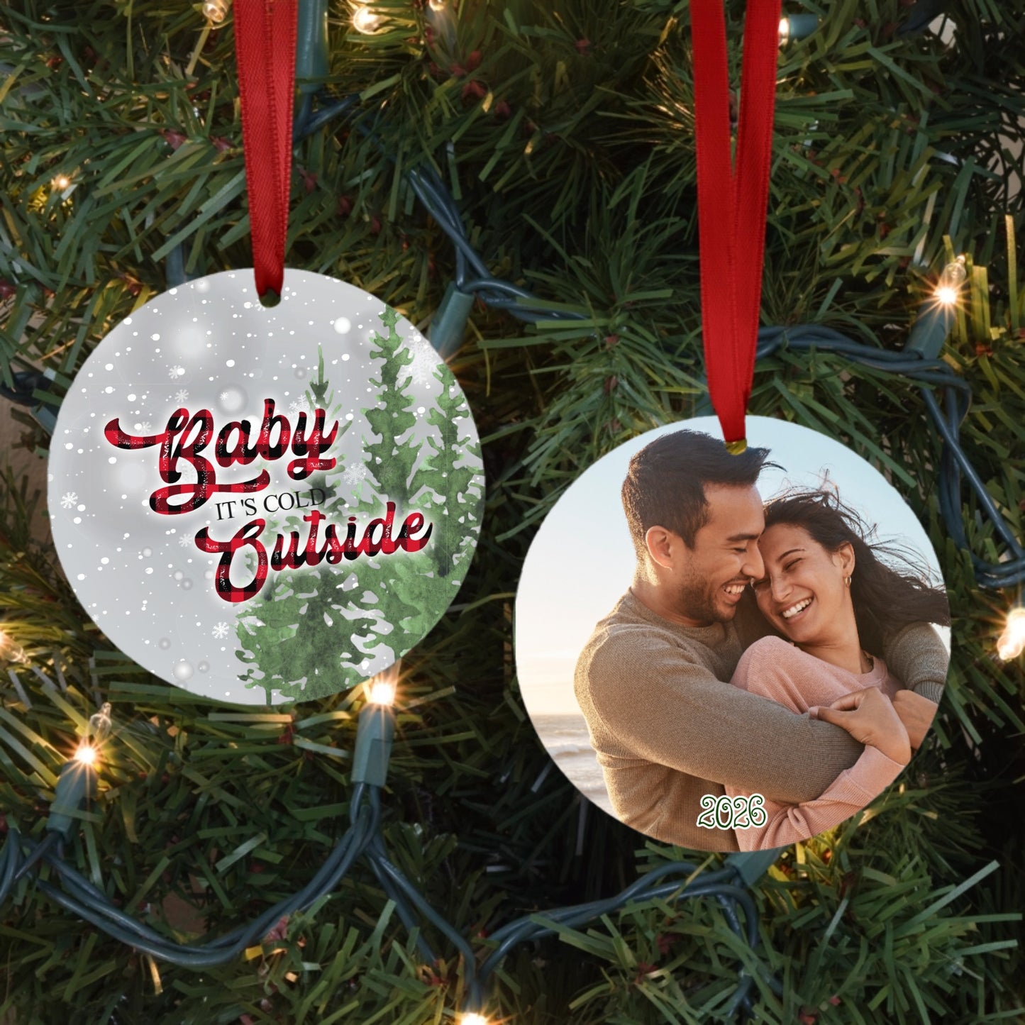 Baby It's Cold Outside Photo Ornament