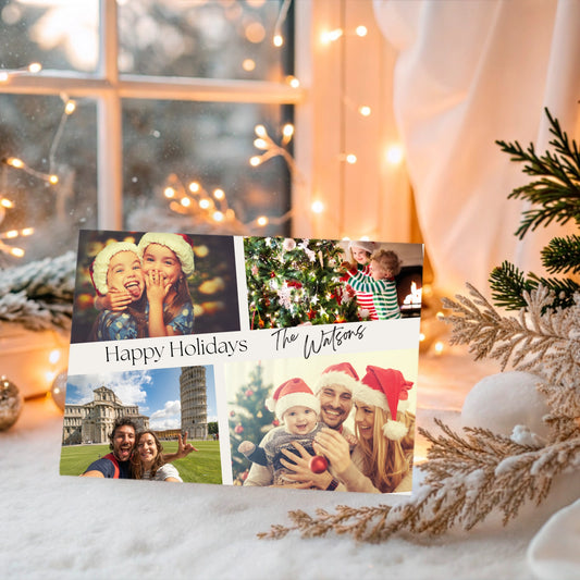 Photo Slant Card with Envelopes