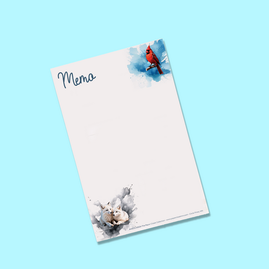 Winter Animals 2024 Memo Pad