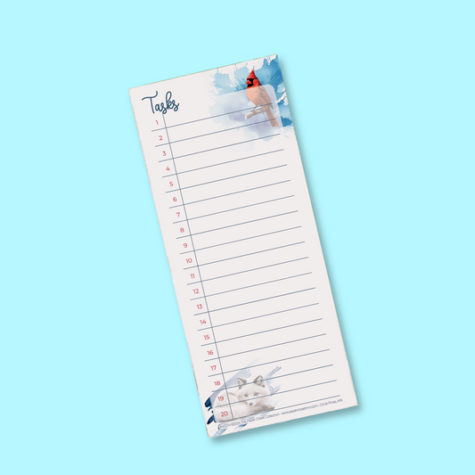 Winter Animals 2024 Task List Notepad