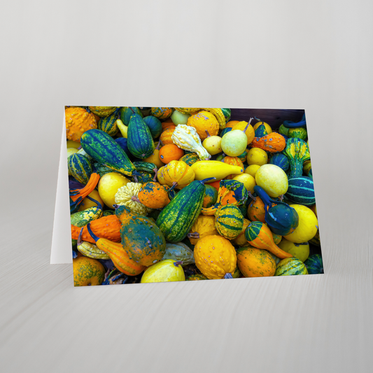 Gourds Blank Folded Card