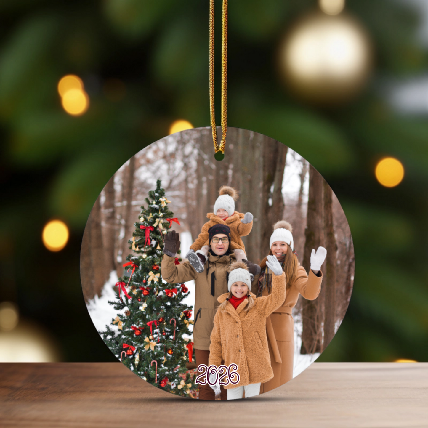 Christmas Goodies Photo Ornament