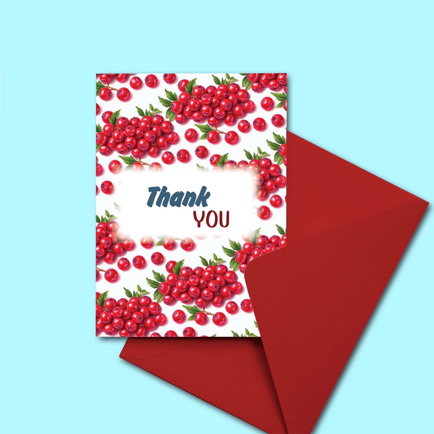 Winter Florals 2024 Thank You Card