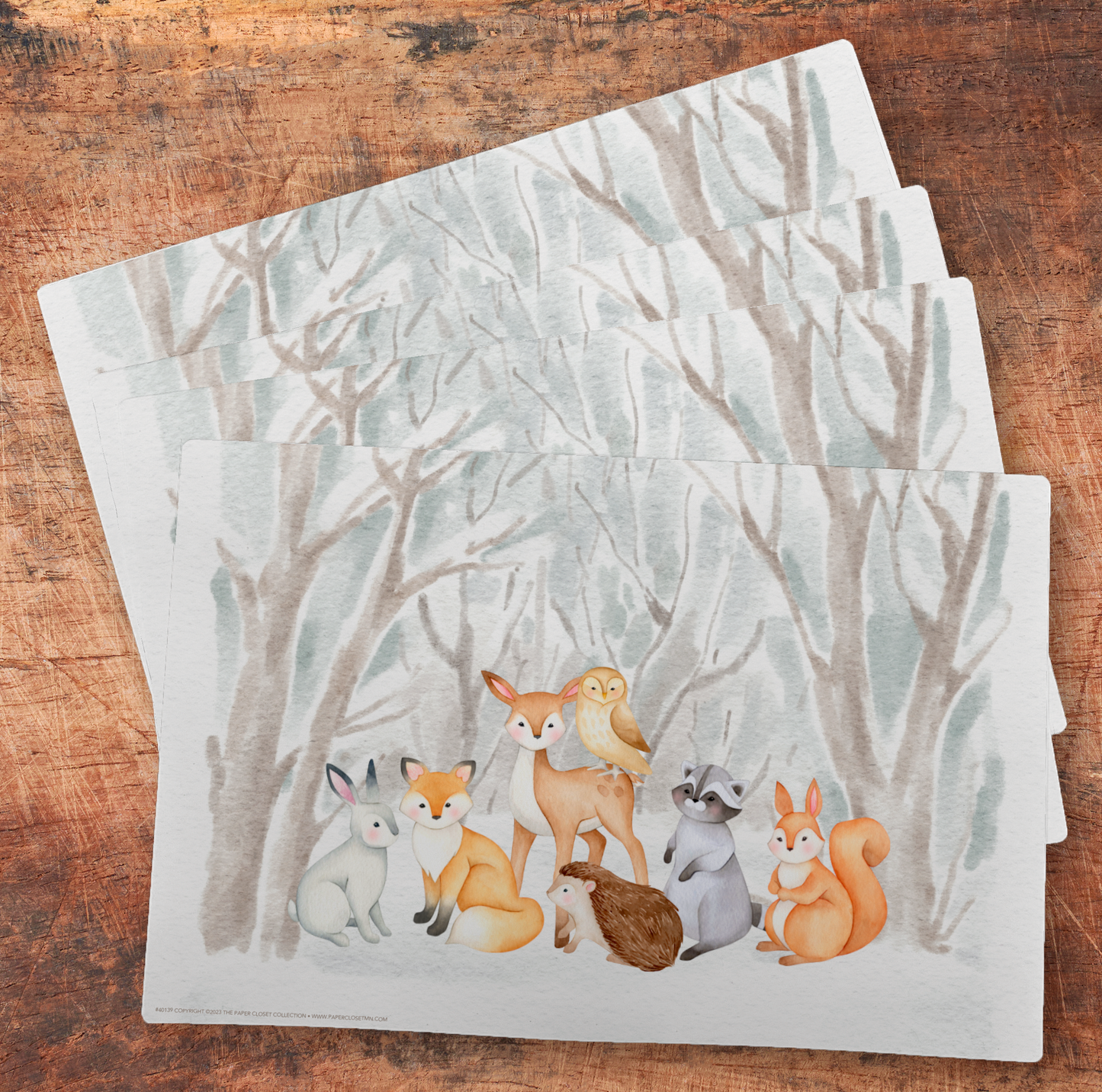 Winter Woodlands Placemats