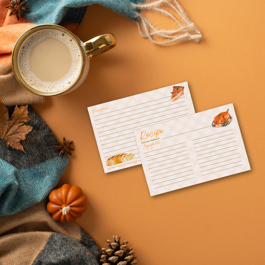 Autumn Recipe Cards
