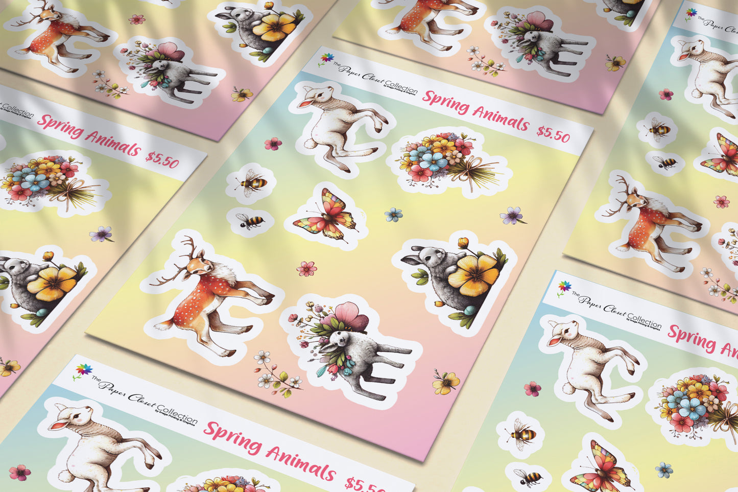 Spring Animals Stickers