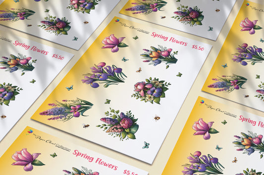 Spring Botanicals Stickers