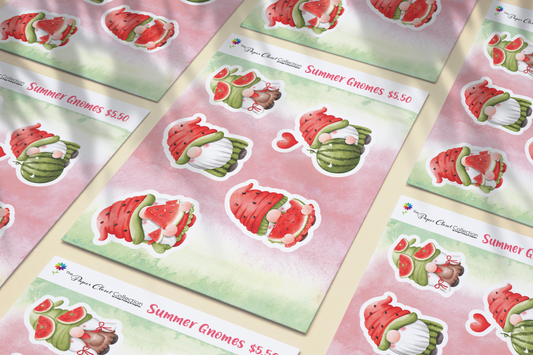 Summer Gnomes Stickers