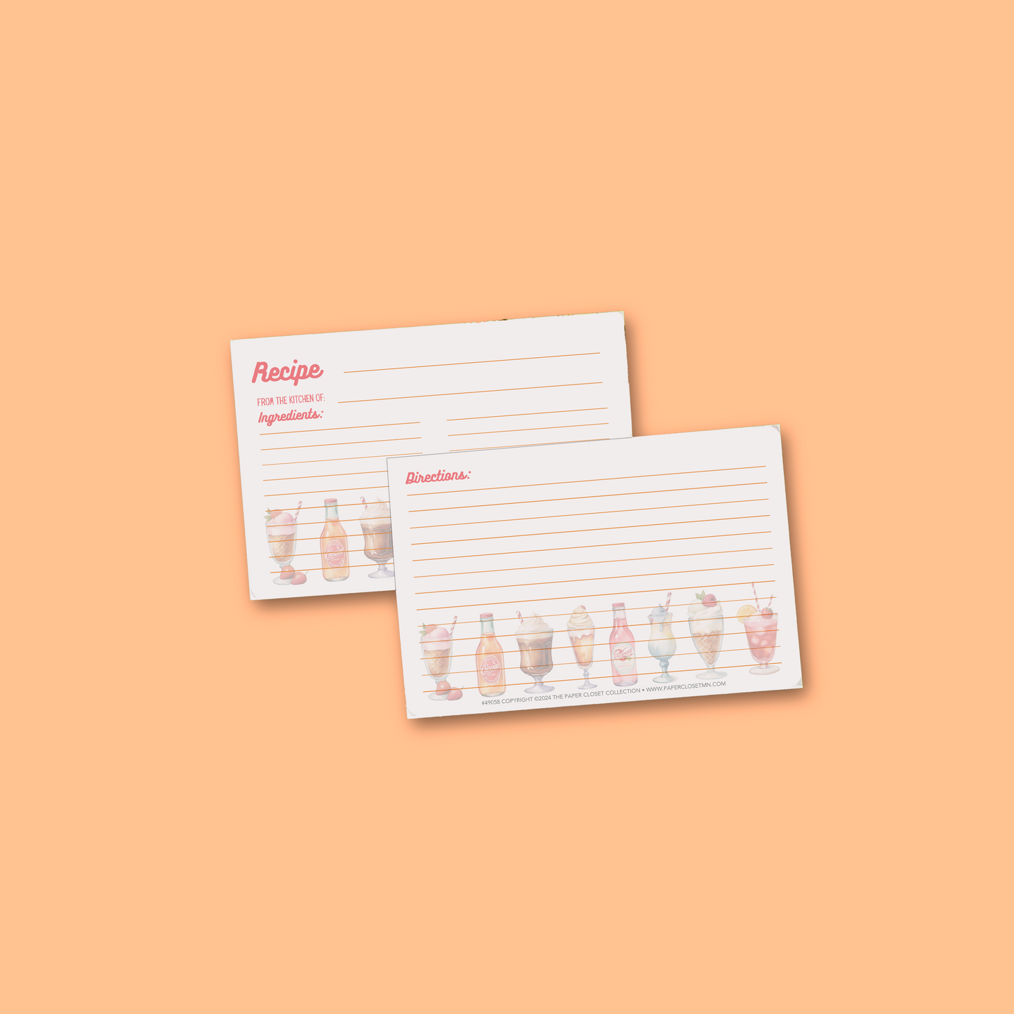 Wholesale Recipe Cards