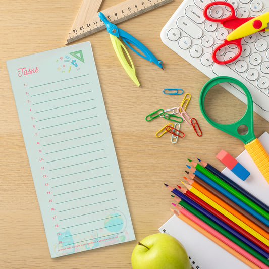 School Days Task List Notepad