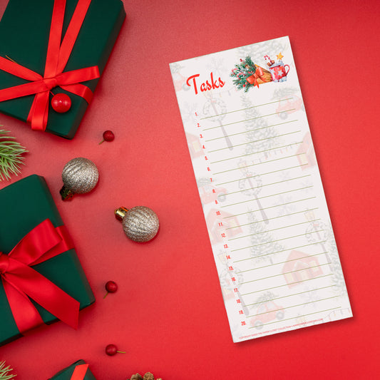 Holiday Task List Notepad