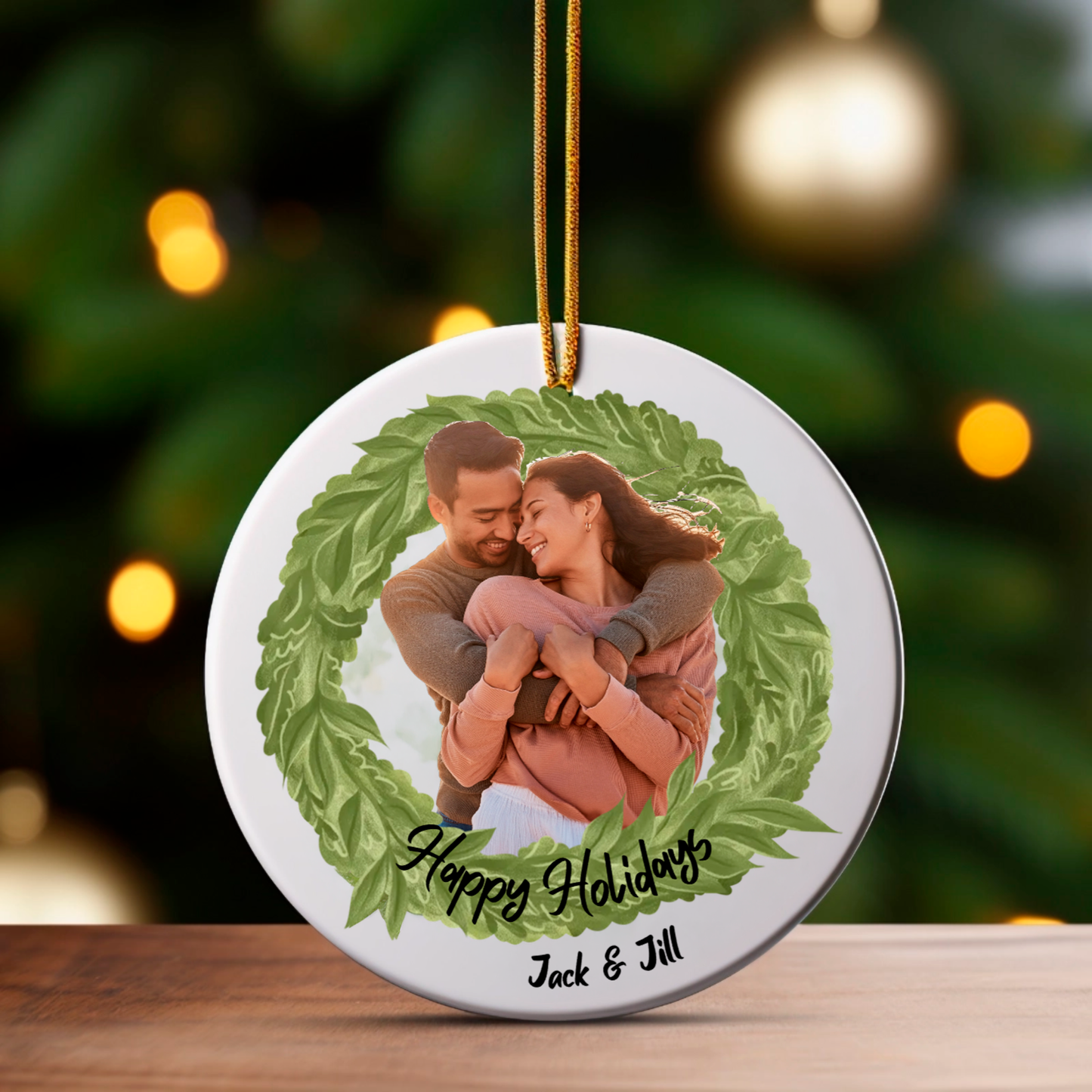 Traditional Wreath Ornament