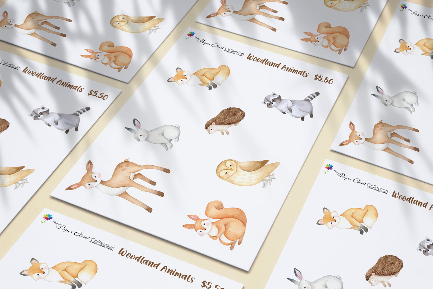 Woodland Animals Stickers