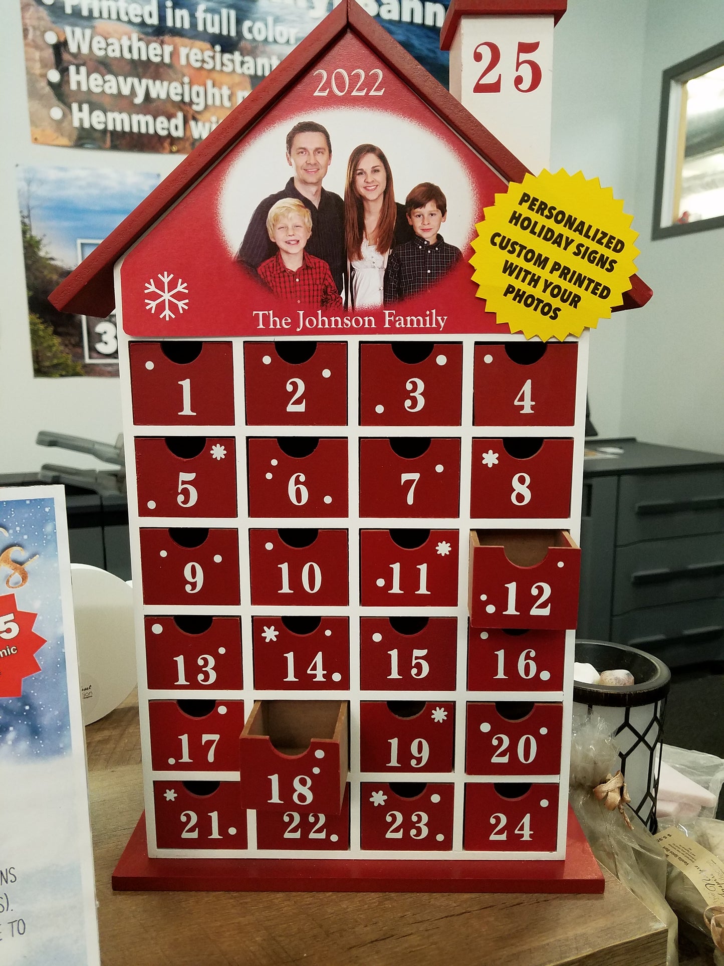 Wooden Advent Calendar