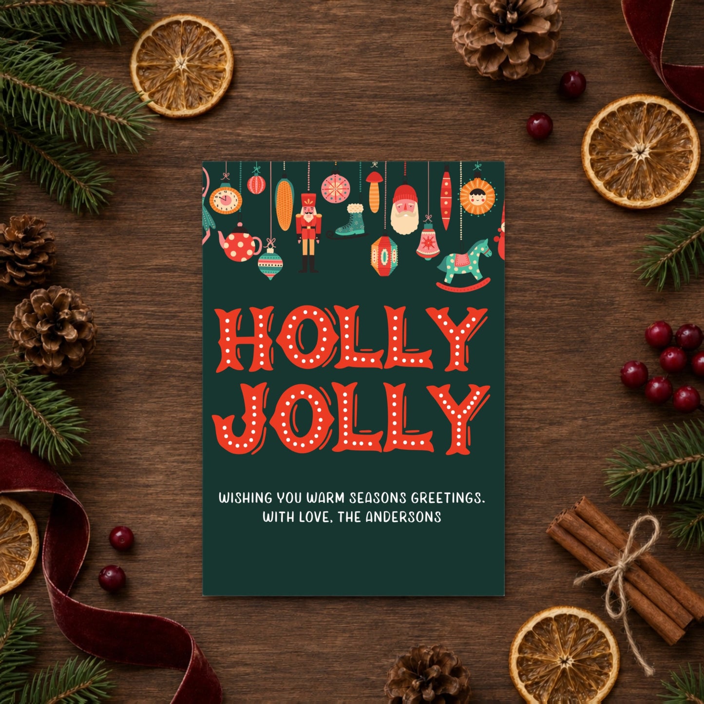 Holly Jolly Ornaments