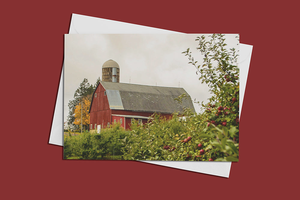 Barn Blank Folded Card