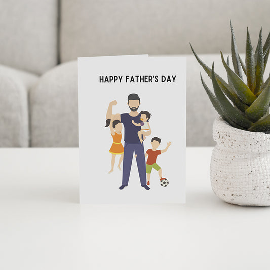 Happy Father's Day Superdad Card